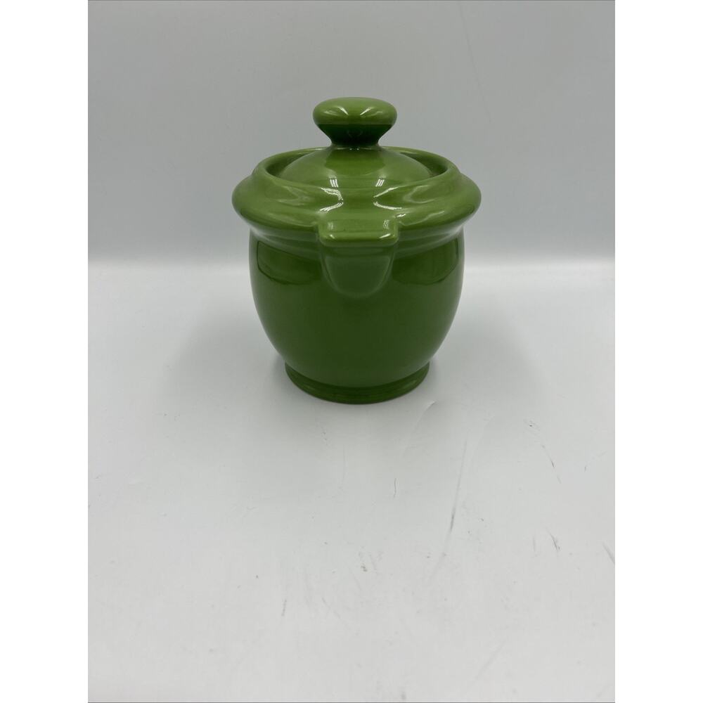 John Deere Green Ceramic Cookie Jar Canister w Lid Licensed Deer Logo - Picture 2 of 8